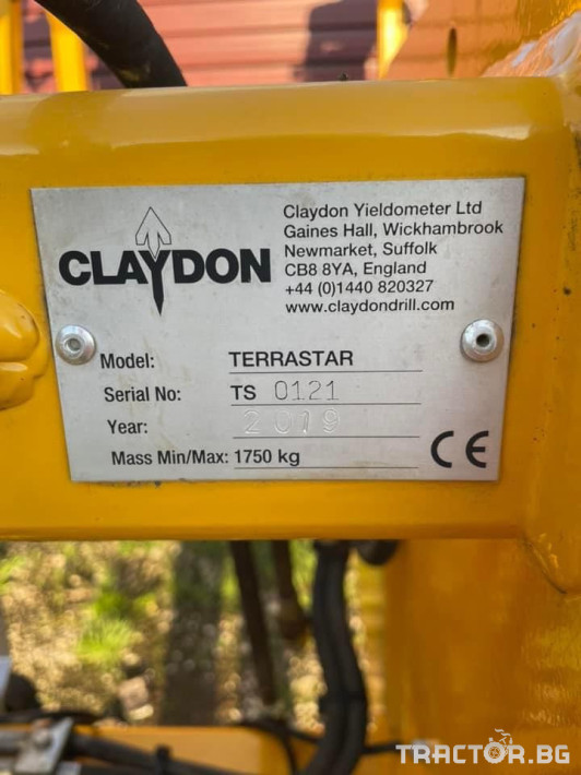 Брани Claydon TerraStar 6.3m 4 - Трактор БГ