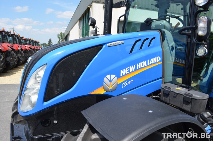 Трактори New-Holland T5.120 Electrocommnad 9 - Трактор БГ
