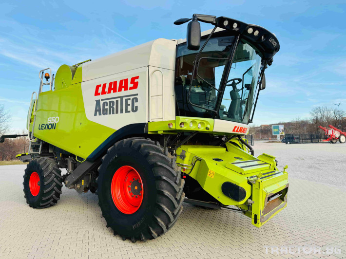 Комбайни Claas LEXION 650 + V 750 2 - Трактор БГ