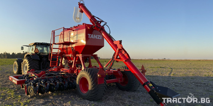 Сеялки No Till Tanzi Аржентинска сеялка  Tanzi Tigon 6.32 6 метра с Isobus 9 - Трактор БГ