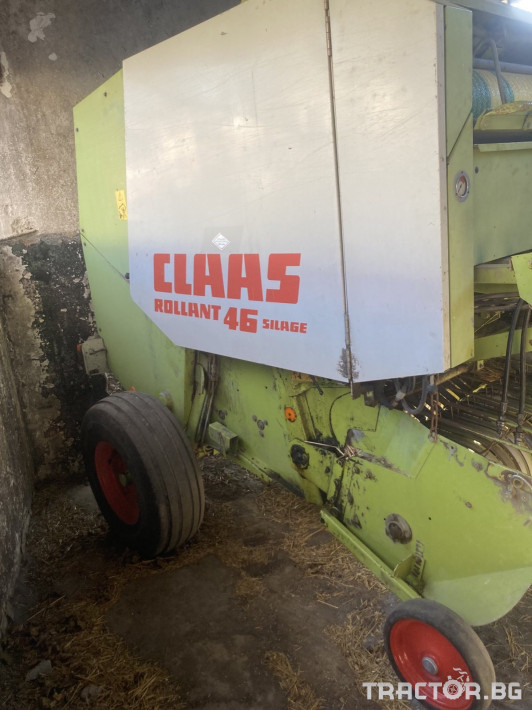 Сламопреси Claas Rollant 46 0 - Трактор БГ