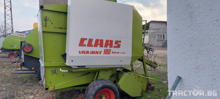 Сламопреси Claas Variant 180 RC 3 - Трактор БГ